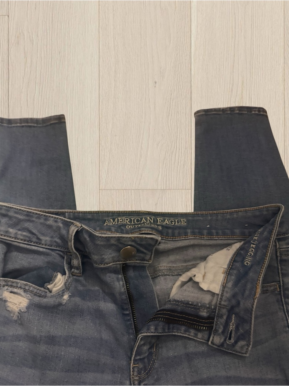 American Eagle Outfitters Womens Skinny Jeans - Faded Blue